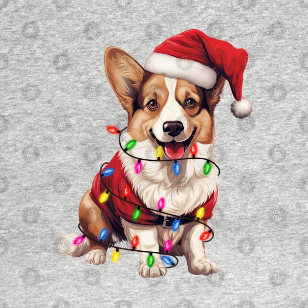 Christmas Cardigan Welsh Corgi by Chromatic Fusion Studio